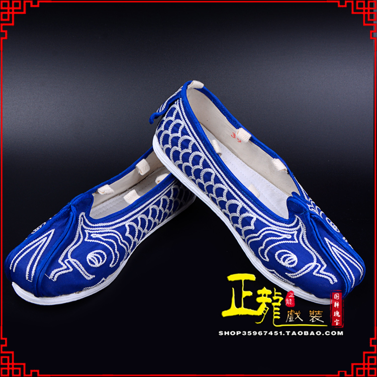 淮安戏鞋舞台演出鞋水路英雄三义斋布底鱼鳞洒