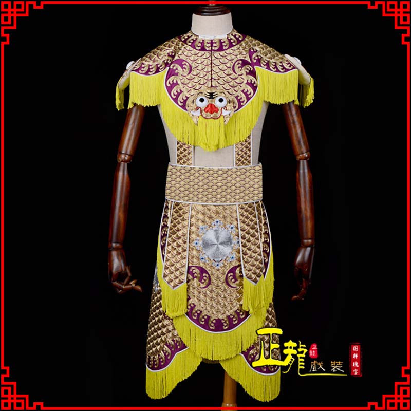 淮安武将士兵云肩鱼鳞侉子